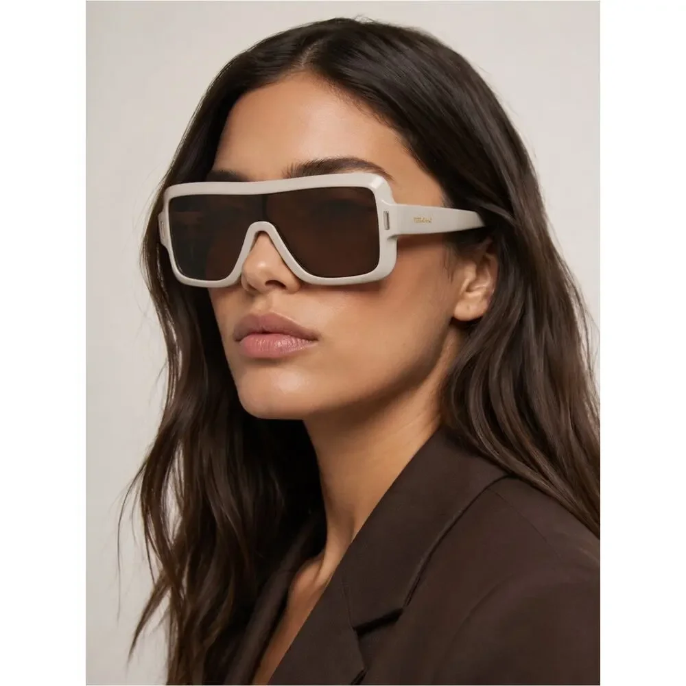New Salvatore Ferragamo SF2061SE 259 Mask Shield Sunglasses Authentic